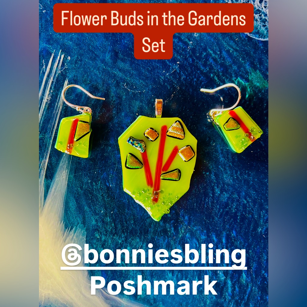 Bonnies Bling One Of A Kind Fused Glass Jewelry And Accessories To Wear 42$